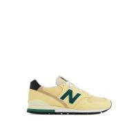 新百伦(New Balance)996美产跑鞋硫化绿森林灰皮革网布拼接橡胶底