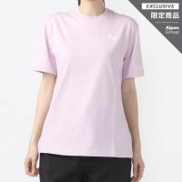 彪马(Puma)纯棉宽松刺绣短袖T恤女夏休闲百搭运动街头圆领猫logo