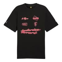 彪马(Puma)男士运动休闲赛车风格环保再生棉短袖T恤黑