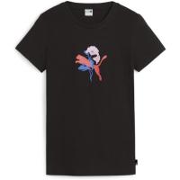 彪马(Puma)女士运动潮牌印花T恤百搭休闲可爱多彩设计女士短袖上