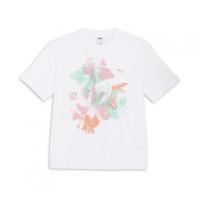 彪马(Puma)夏季潮流速干防晒彩绘宽松女式运动T恤