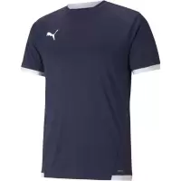 彪马(Puma)男运动T恤舒适透气拼接设计足球训练比赛POLO衫球衣