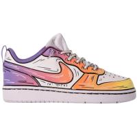 耐克(NIKE)多彩撞色手绘元素透气运动风女跑鞋春季夏季潮鞋