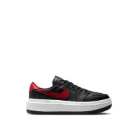 耐克(NIKE)Jordan女款休闲运动鞋皮革低帮跑鞋黑红白经典logo橡胶