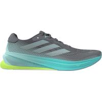 阿迪达斯(adidas)女跑步鞋轻量缓震透气支撑杆舒适训练鞋灰