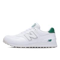 新百伦(New Balance)男士跑步鞋白色绿色运动潮流休闲减震透气跑