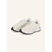 新百伦(New Balance)女款复古跑鞋绒面革拼接花卉刺绣舒适防滑耐