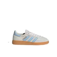 阿迪达斯(adidas)女鞋圆头低帮运动鞋绒面革拼接橡胶底跑步鞋日常