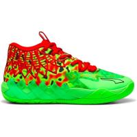彪马(Puma)篮球鞋男款PUMA MB.01 Thermal透气缓震运动鞋绿红黄配