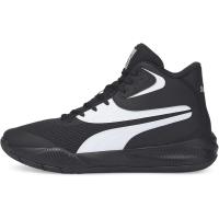 彪马(Puma)男款性能篮球鞋透气网眼皮革拼接ProFoam缓震运动鞋