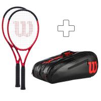 Wilson Clash 100 Pro V2.0 Plus专业比赛用拍高弹性碳纤维网球拍