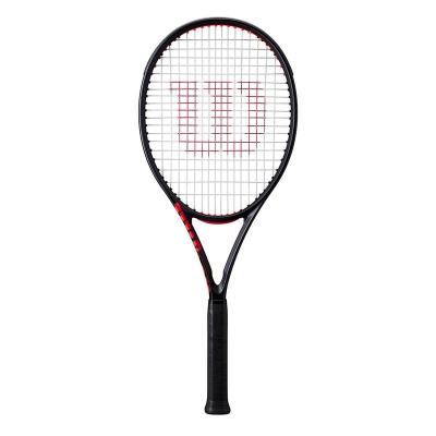 Wilson碳纤维硬地网球拍框架V反弹男人女人适用