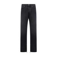 Off-White男装修身牛仔裤拼接连帽衫多功能拉链下摆潮流休闲外套