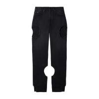 Off-White奢侈品服饰女腰带绊牛仔长裤 OWYA058C99DEN002-1000