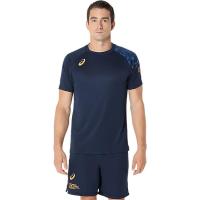 Asics/亚瑟士男士排汗透气运动T恤 volley系列半袖上衣 for 健身