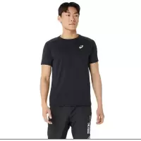 Asics/亚瑟士男士运动吸汗速干半袖T恤透气跑步健身训练体育用品