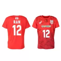 Asics男款排汗透气运动T恤 volley专业蓝球训练比赛服