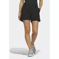 Adidas女款高尔夫短裤柔软弹性面料松紧腰设计透气快干