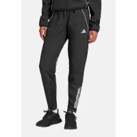 Adidas阿迪达斯足球运动透气速干弹性束脚女款训练开叉运动裤