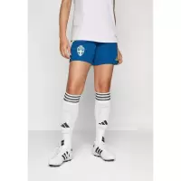 足球赛事同款女运动裤修身直筒短款快干弹力腰足球训练裤