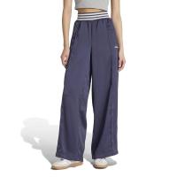 Adidas/阿迪达斯运动长裤女复古阔腿丝光面料弹力舒适日常百搭宽