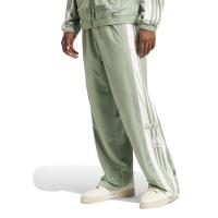 Adidas阿迪达斯复古潮流运动裤男街拍宽松舒适休闲长裤银绿色 jogging