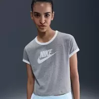 耐克(NIKE)女运动T恤舒适棉质经典休闲透气修身款