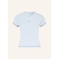 NIKE女款运动T恤修身设计圆领短袖弹力棉混纺舒适透气