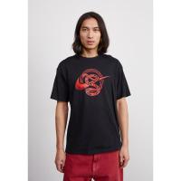 NIKE男士短袖T恤 圆领印花宽松直筒男黑颜色休闲潮流男装休闲短袖T恤