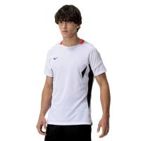 Mizuno/美津浓运动透气速干激光通风男款足球训练T恤吸湿排汗赛场
