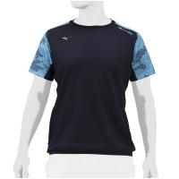 Mizuno夏季速干透气凉感运动男装棒球训练吸汗排湿T恤