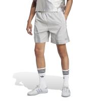 Adidas灰色运动男士短裤休闲跑步训练宽松工装潮流五分裤