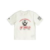 Adidas圆领短袖T恤男童夏季透气舒适休闲百搭童装