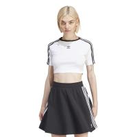 Adidas/阿迪达斯女款运动白色短袖T恤休闲百搭混纺三线经典潮牌