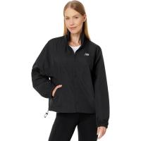 New Balance女款运动连帽夹克经典黑时尚百搭休闲通勤穿搭拉链开合防风防水