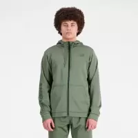 New Balance环保再生 fleece 拉链连帽运动夹克男款秋冬新款 Ol 运动外套