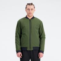 New Balance男士运动夹克防风保暖弹力保暖夹克外套Army GreenKOU