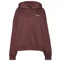 New Balance女士卫衣 纯色简约连帽保暖日常百搭棉质透气舒适套头衫 长袖夹克