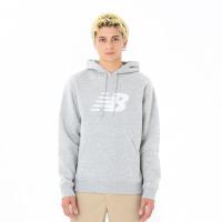 New Balance高弹力抓绒连帽卫衣男款秋冬情侣套头运动休闲上衣