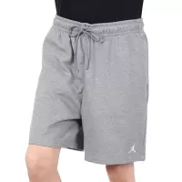 Jordan运动潮流宽松透气法式毛圈男款篮球短裤男款炭黑白色
