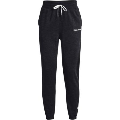 Under Armour安德玛女士运动休闲棉质抓绒宽松束腰印花长裤