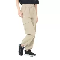 Under Armour运动裤女宽松四向弹速干防泼水Cargo口袋抽绳休闲运动裤