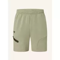 Under Armour运动裤男宽松直筒跑步训练束腰抽绳工装侧兜速干四向弹力透气短裤