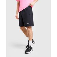 安德玛(under armour)运动中裤黑款弹性腰围侧袋舒适休闲男装