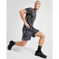 安德玛(under armour)运动短裤全面印花弹性腰围轻便透气男款