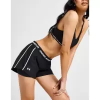 安德玛(under armour)运动短裤两穿设计透气轻便女式健身休闲