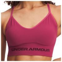 Under Armour安德玛运动内衣女透气舒适贴合支撑粉色细肩带