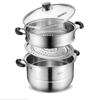 爱仕达不锈钢二层复底蒸锅QVL1526