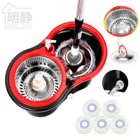 优旋,youe shone 正品拖把旋转拖把桶钢琴黑升级版加大加厚拖把桶套装