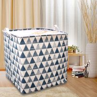 优旋,youe shone 收纳箱特大号棉麻家用衣服收纳箱被子行李搬家打包袋折叠束口防潮整理筐
